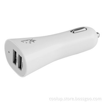Car charger, dual output, 3A